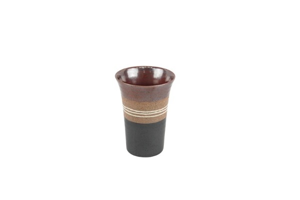 재팬232 라인 컵(레드)　지름8×H11cm