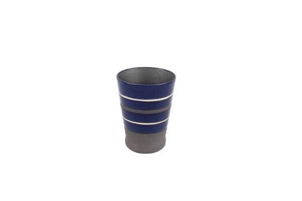 재팬229 라인 컵(블루)　지름8×H11cm