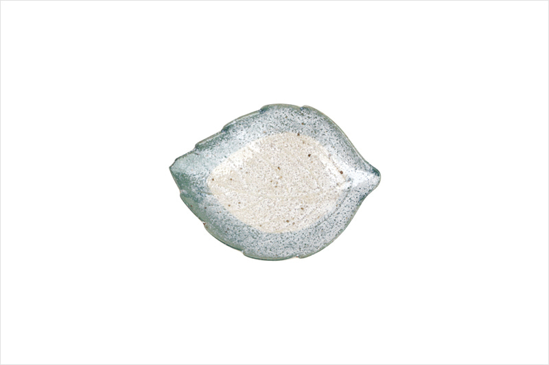 티아라104 나뭇잎 앞접시 (그린)　11.8×8.8cm