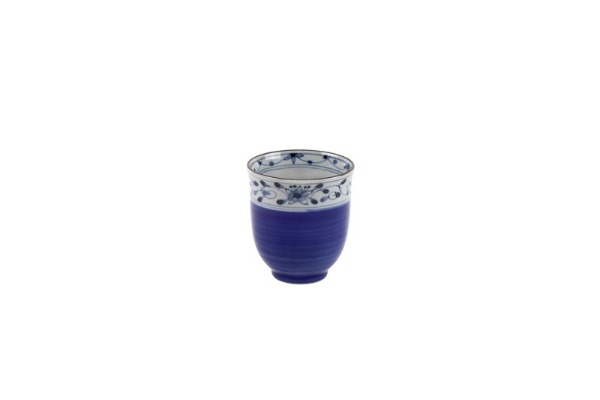 초이스019 블루 컵　7.6×H8.3cm