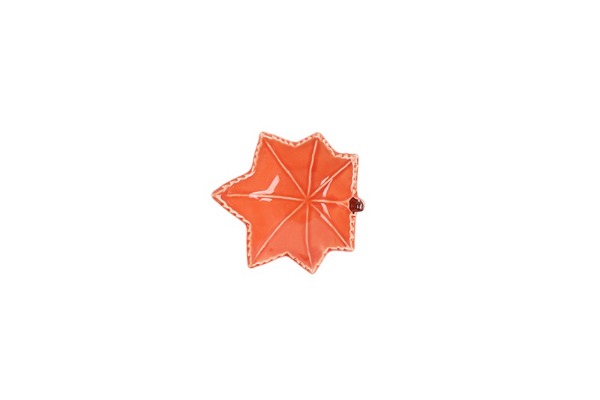 팬시220 단풍종지 (오렌지)　6.5×5.7×H2.5cm